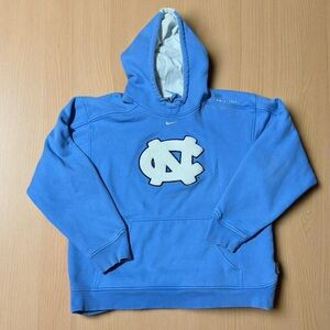 VTG 2000s Nike Center Swoosh UNC Tarheels Hoodie Sweatshirt Unisex Size Medium